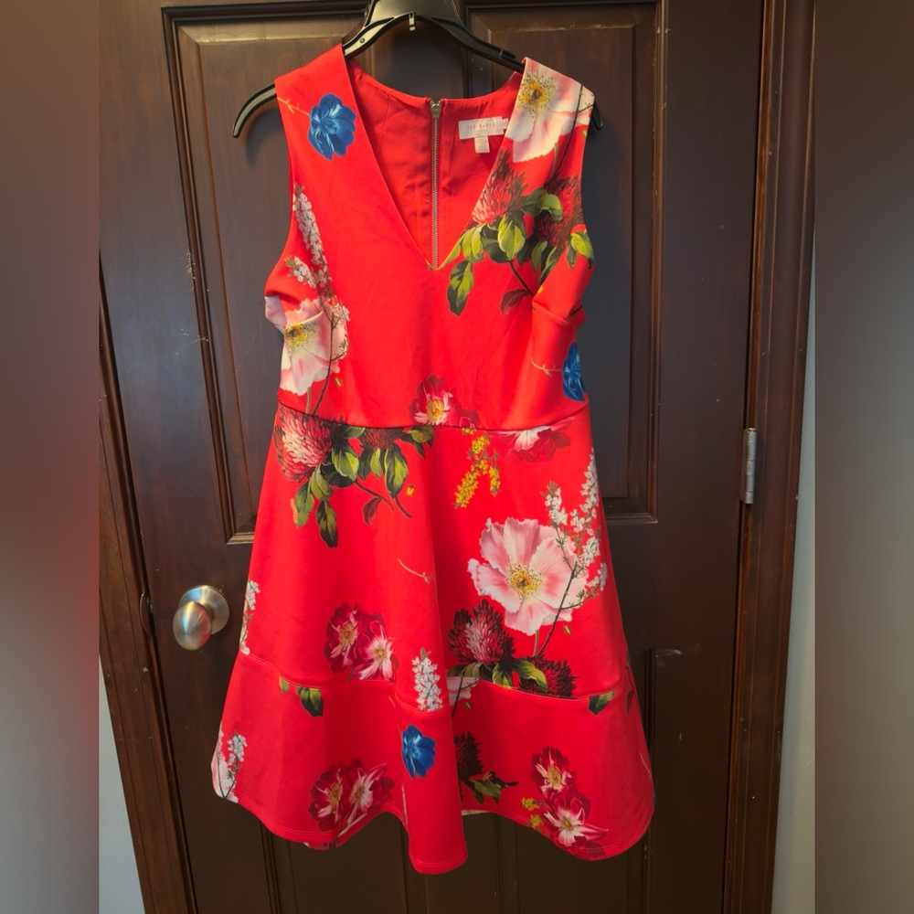 Ted Baker Red Floral Dress